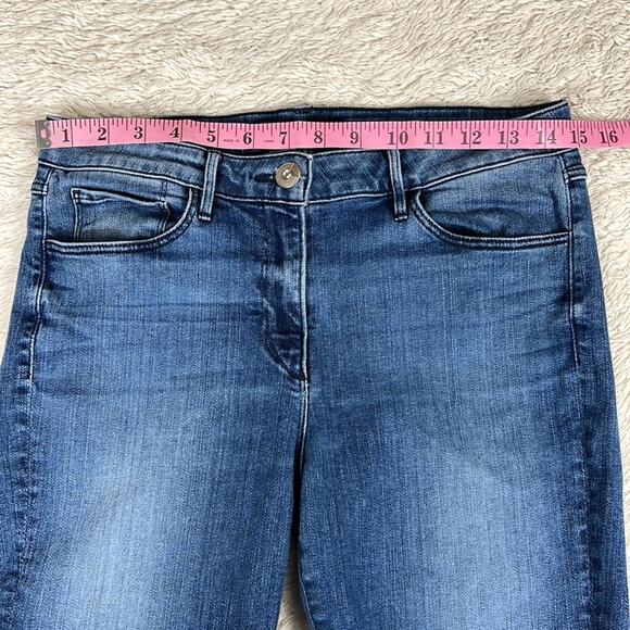 3x1 NYC Jeans Presley Side Ankle Zipper Blue Denim Cropped Boot Cut 28 - Picture 8 of 11